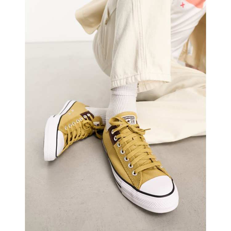 Converse CTAS Classic Ox rainers in tan ASOS