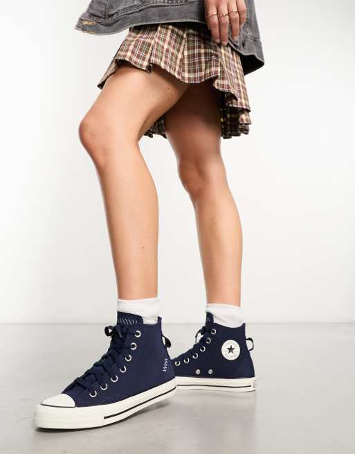 Converse CTAS Classic Sneakers blu scuro ASOS