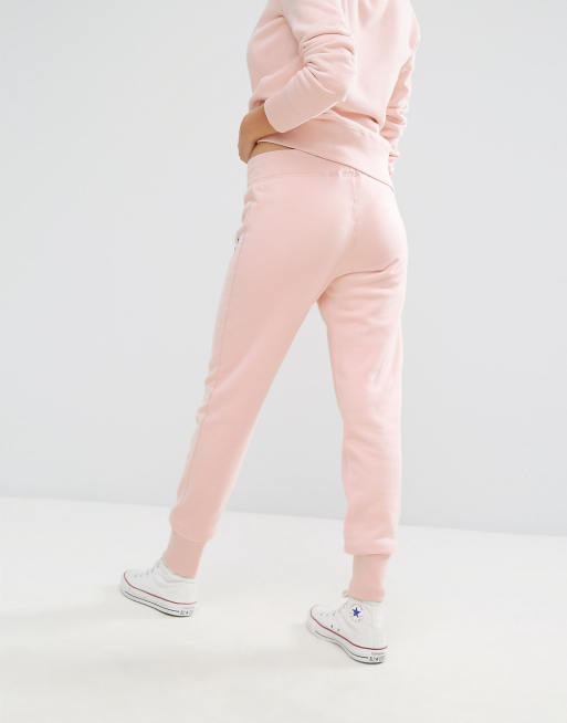 Pink converse shop joggers