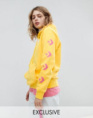 converse yellow hoodie