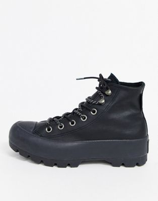 converse leather boot