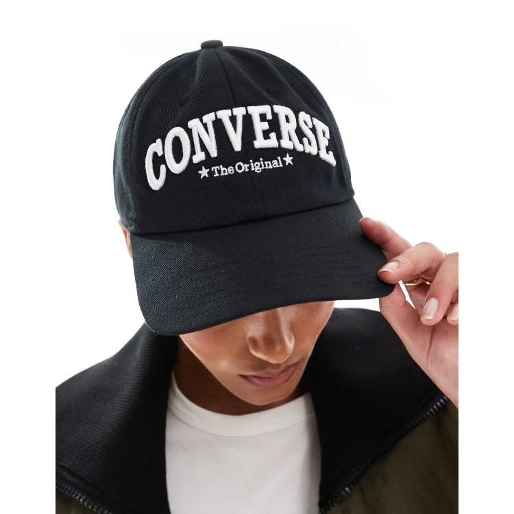 Black converse hat sales