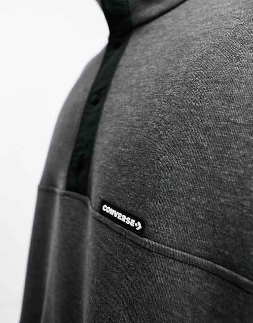 Converse half zip jumper in black, 2 of 4