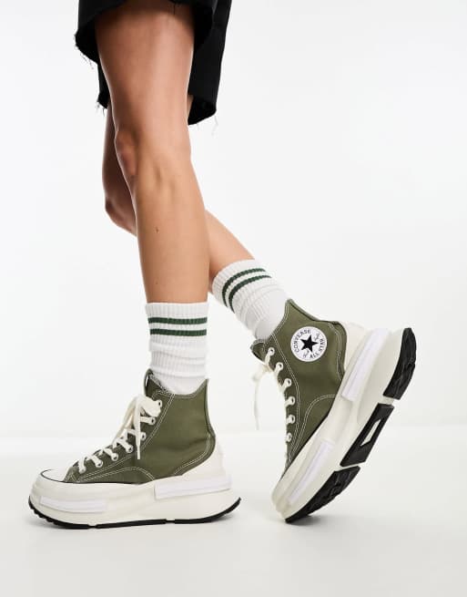 Converse Hi Run Star Legacy Hi trainers in khaki, 4 of 4