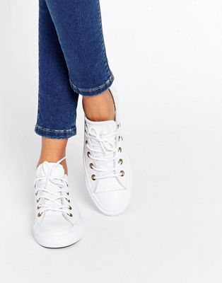 Converse – High Line Ox – Perforierte Sneaker aus Leder | ASOS