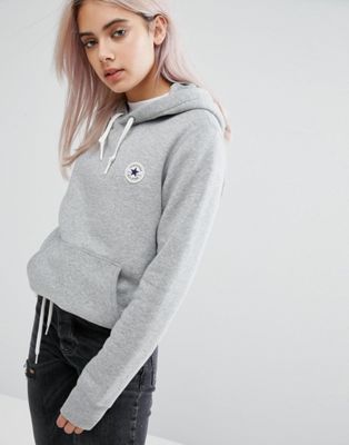 womens grey converse hoodie