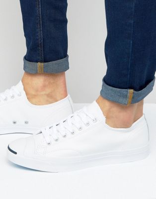 jack purcell white leather