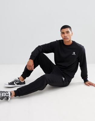 Mens black converse tracksuit new arrivals