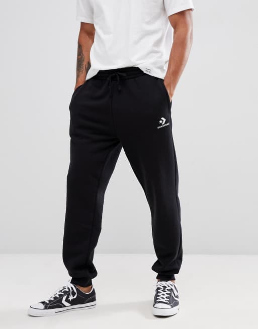 Converse store black joggers