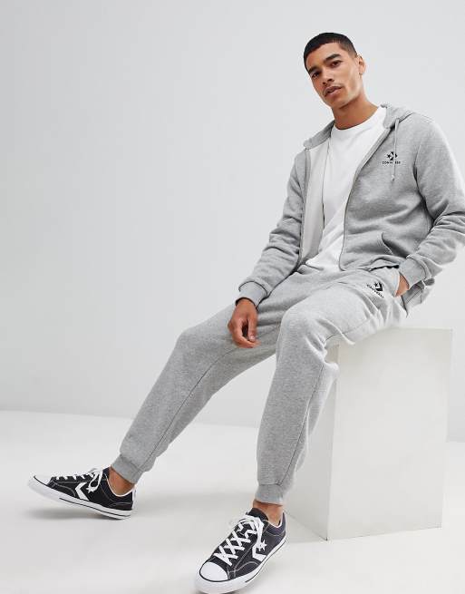 Converse tracksuit bottoms clearance grey