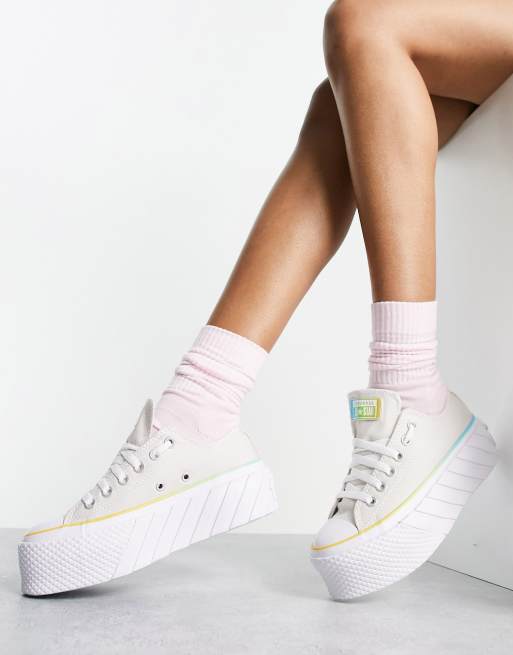 Converse platform outlet arcobaleno