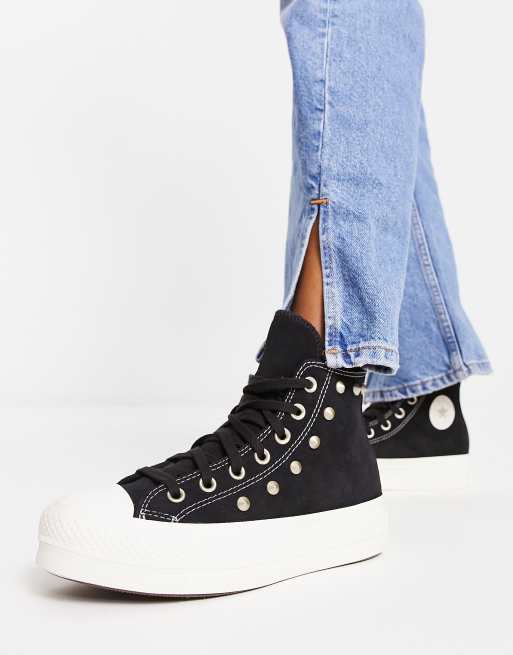 Converse nere borchie outlet alte