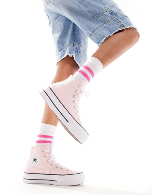 Converse - Lift Hi - Sneakers alte rosa chiaro
