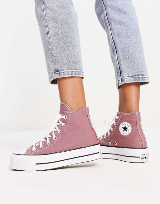 Pink converse shop pumps