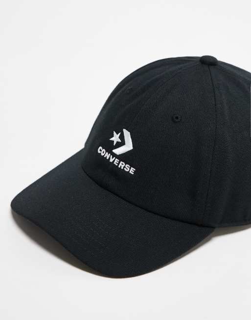 Converse Lockup SC baseball cap in black, 4 of 4