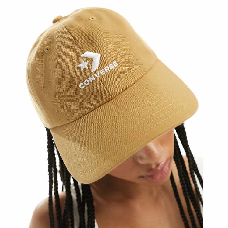 Converse Lockup SC baseball cap in tan | ASOS