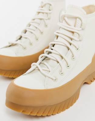 converse lugged trainers
