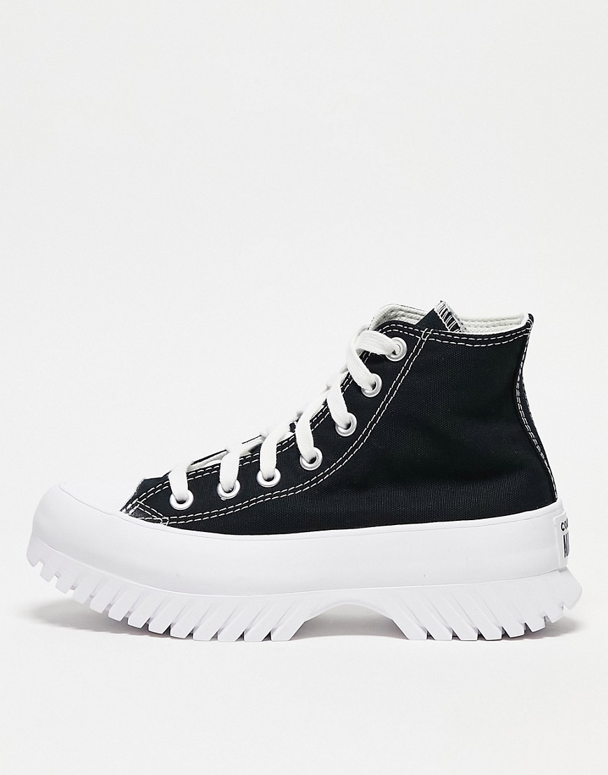 Converse Lugged Hi trainers in black