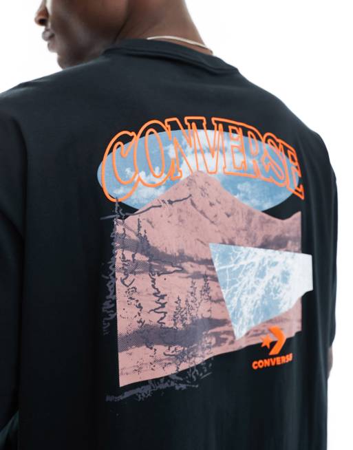 Converse - Mountain Remix - Sort T-shirt, 2 af 4