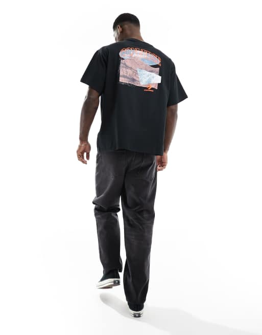 Converse mountain remix tee in black, 3 of 4