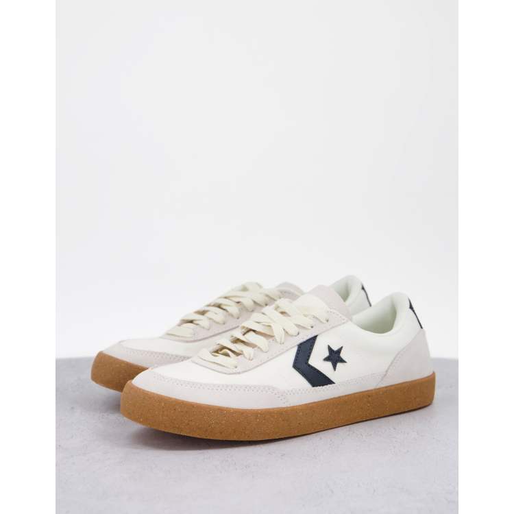 White converse gum clearance sole