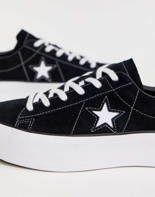 Converse one star store black womens