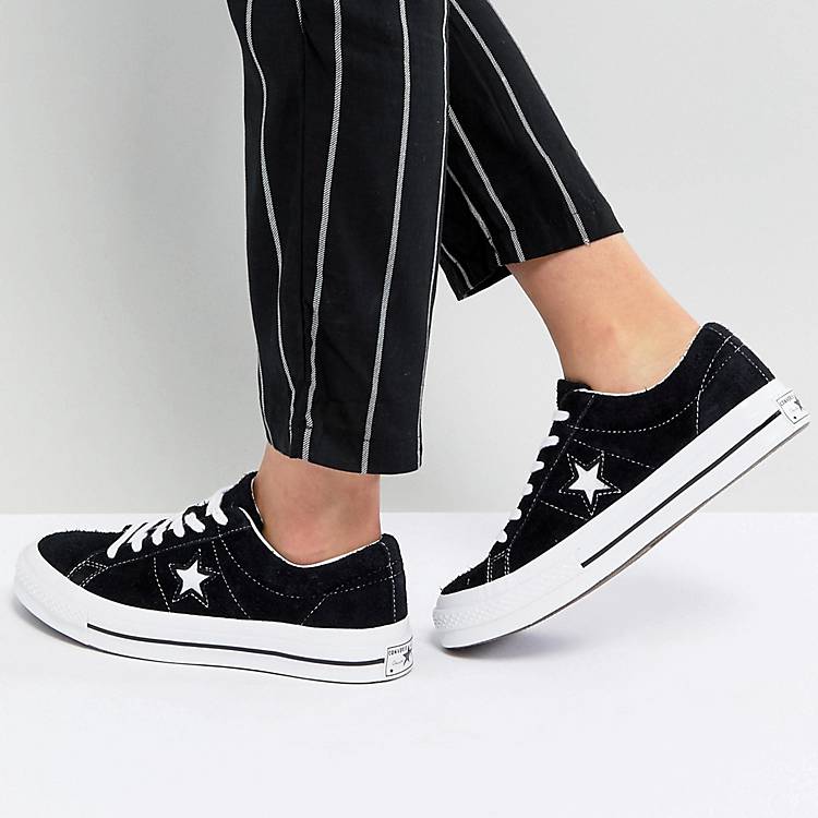 dull Accessible Maxim Converse one star black suede sneakers | ASOS