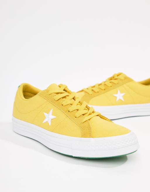 Converse – One Star – Gula sneakers