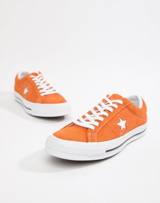 converse orange one star