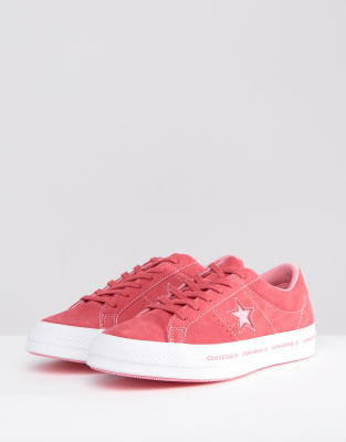 converse pink one star
