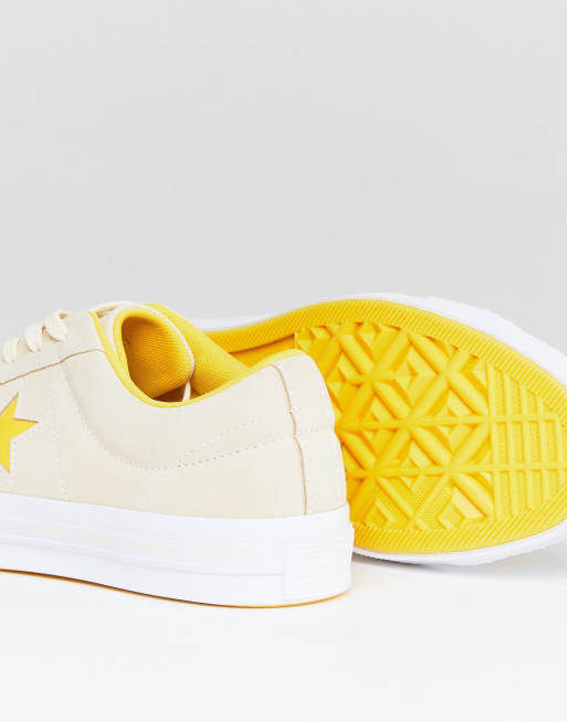 Converse one clearance star ox jaune