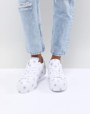 platform polka dot converse