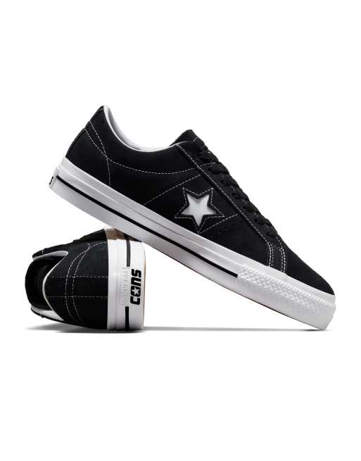 Converse One Star Pro sneakers in black ASOS