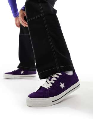 Converse One Star Pro Sneakers In Purple