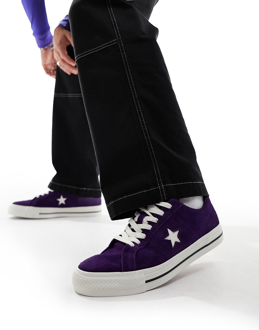Converse One Star Pro Sneakers In Purple
