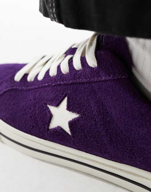 Converse one star court purple best sale