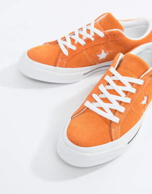 converse one star arancione