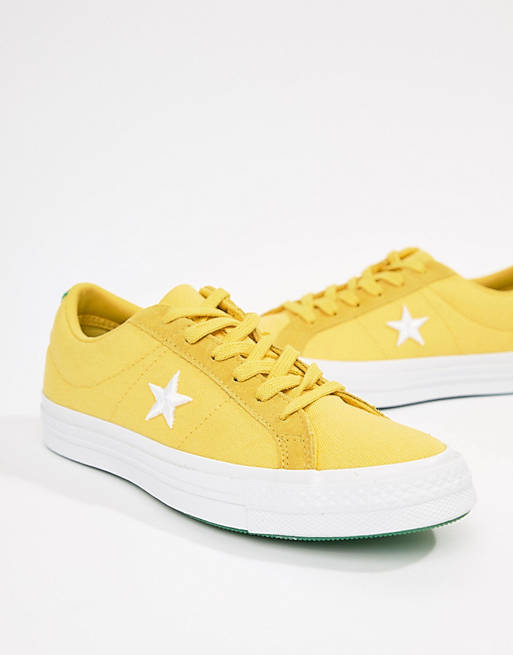 Casarse tofu creencia Converse One Star Sneakers In Yellow | ASOS