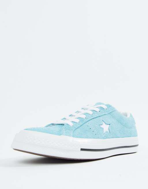 Blue suede deals converse one star