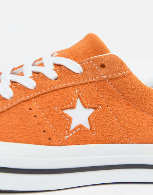 Converse on sale orange suede