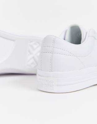 converse one star ox white leather