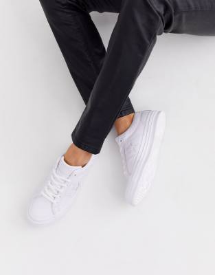 one star sneakers in white