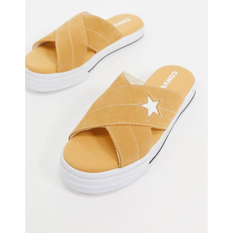 Asos yellow outlet converse