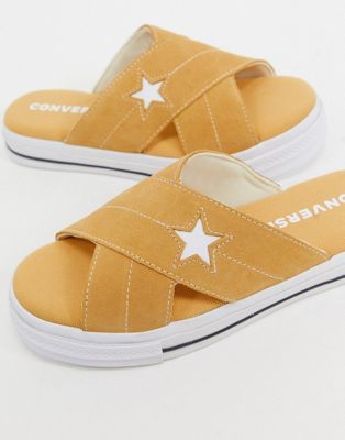 converse one star flip flops