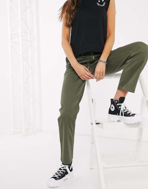 Pantaloni store converse verde