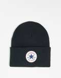 Converse patch beanie in black