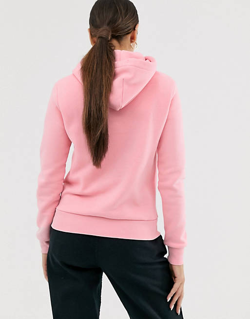 Converse pink Star Chevron embroidered pullover hoodie | ASOS