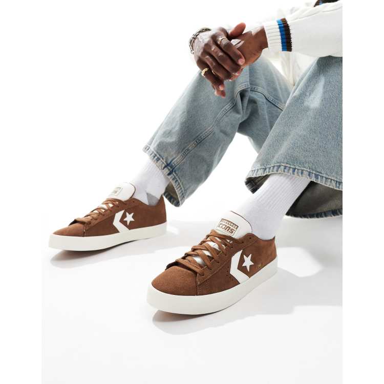 Converse PL Vulc Pro Ox sneakers in brown ASOS