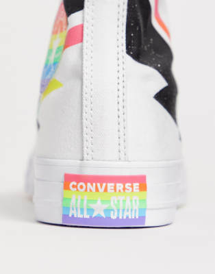 converse semelle arc en ciel