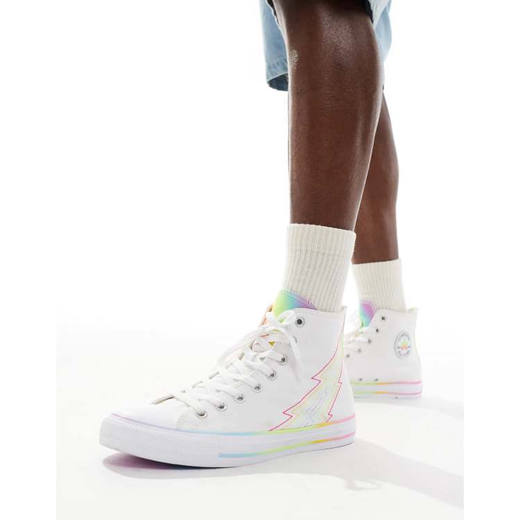 Pride high top converse best sale